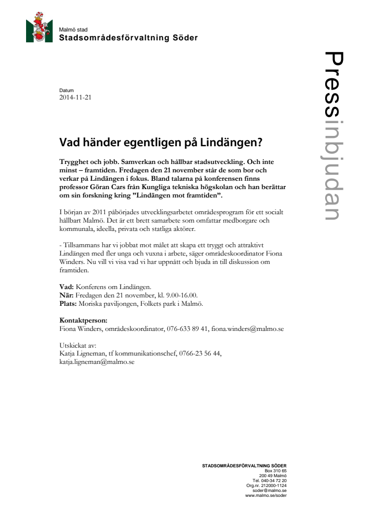 Vad händer egentligen på Lindängen?