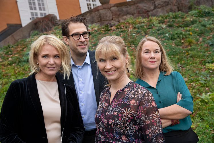 Nominerade i kategorin Årets Berättare:  Kattis Ahlström, Niklas Källner, Lisa Jarenskog och Anna Jaktén