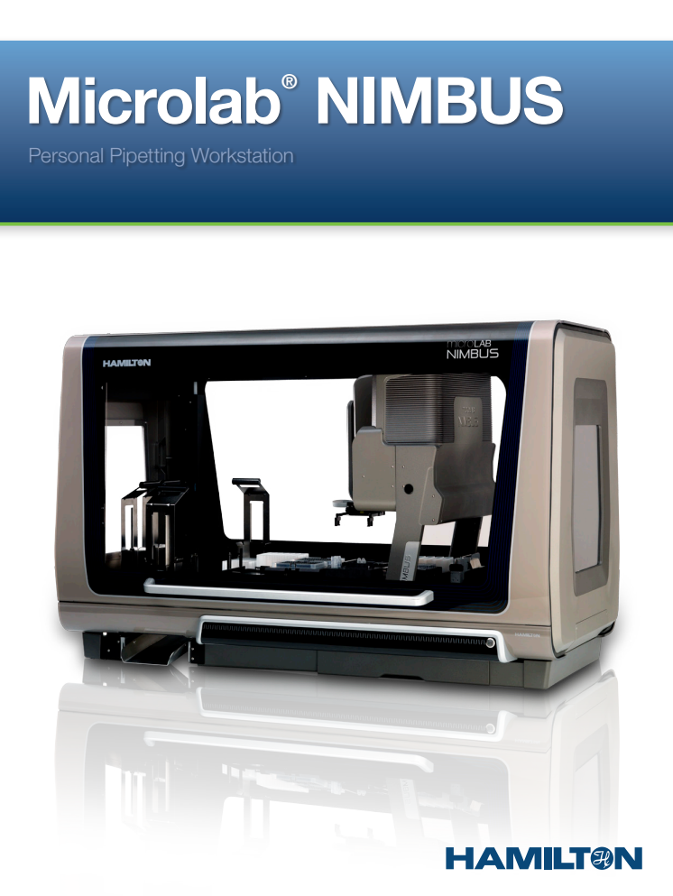 Microlab® NIMBUS Personal Pipetting Workstation. Introductory offer