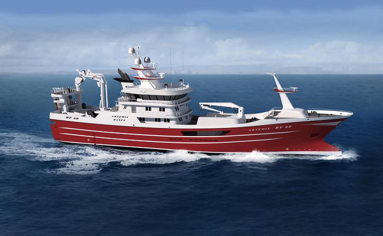 'Artemis' will be equipped with a selection of advanced SIMRAD sonar equipment 