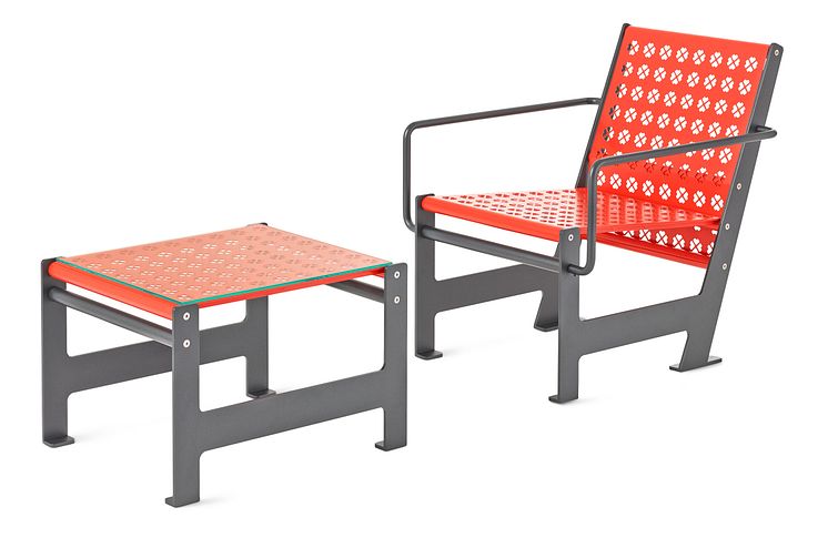 Loom bord och stol, design Mats Aldén