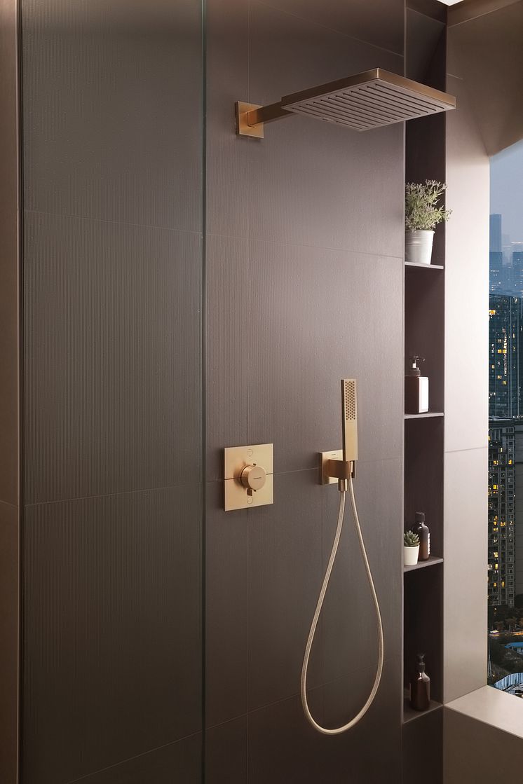 ShowerSelect Comfort brusetermostat, børstet bronze