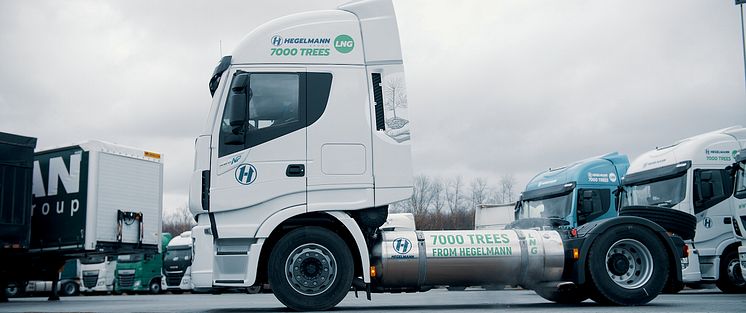 Hegelmann Group has acquired five LNG-powered trucks from IVECO