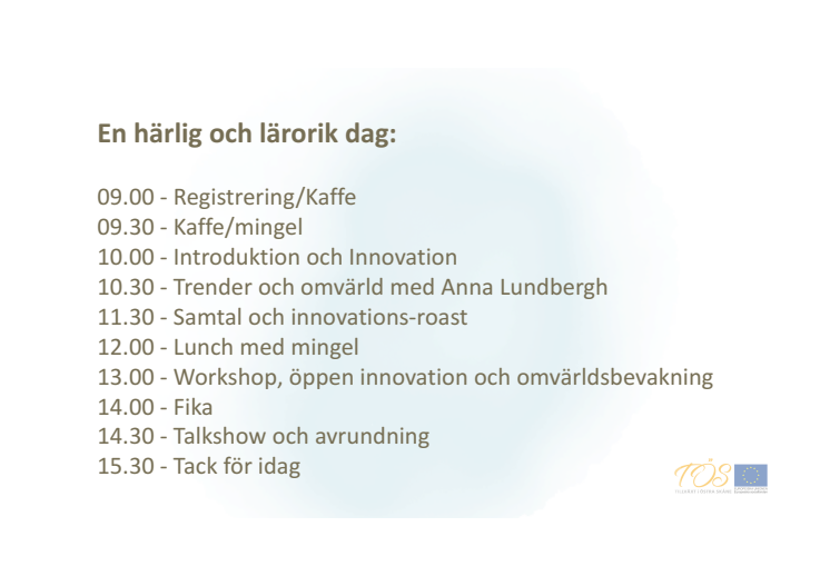 Innovationsseminarie, tema omvärldsbevakning