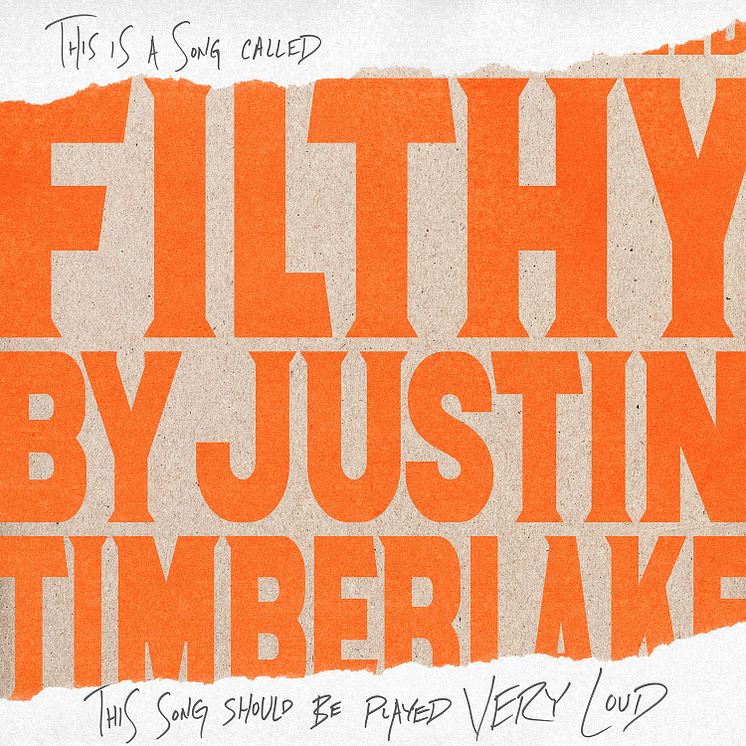 Justin Timberlake - Filthy - Singelomslag