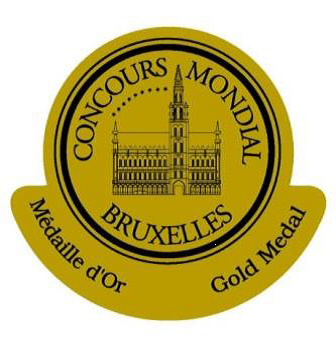 Gold medal Concours Mondial Bruxelles 2015