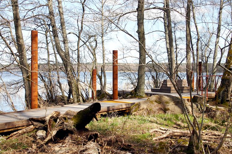 Cortenrör i Strandskogen Arninge-Ullna 