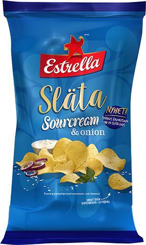 Släta Sourcream & Onionchips