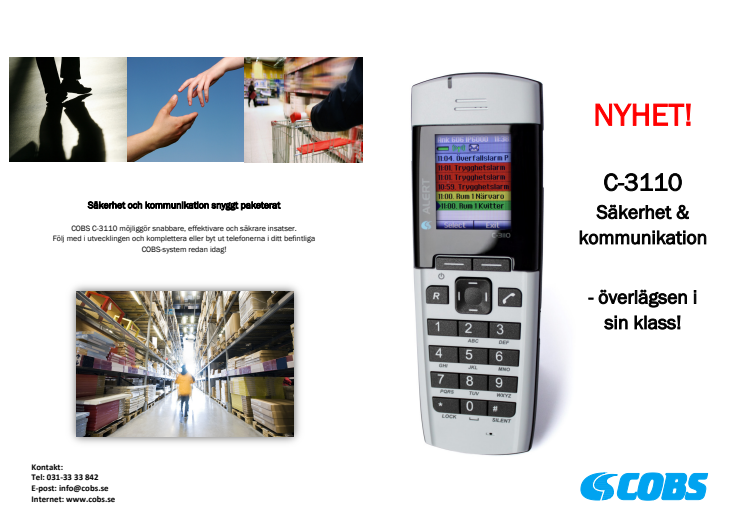 COBS C-3110 Säkerhet & Kommunikation - broschyr