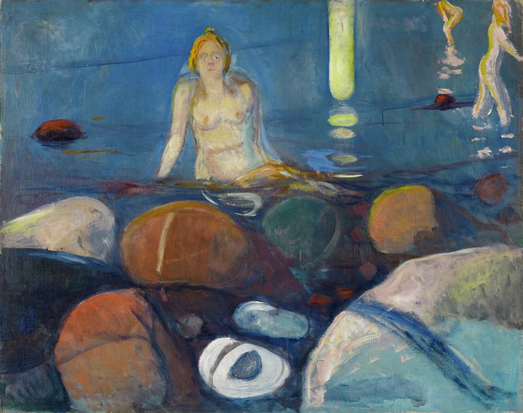  Edvard Munch: Sommernatt. Havfrue / Summer Night. Mermaid (1893)