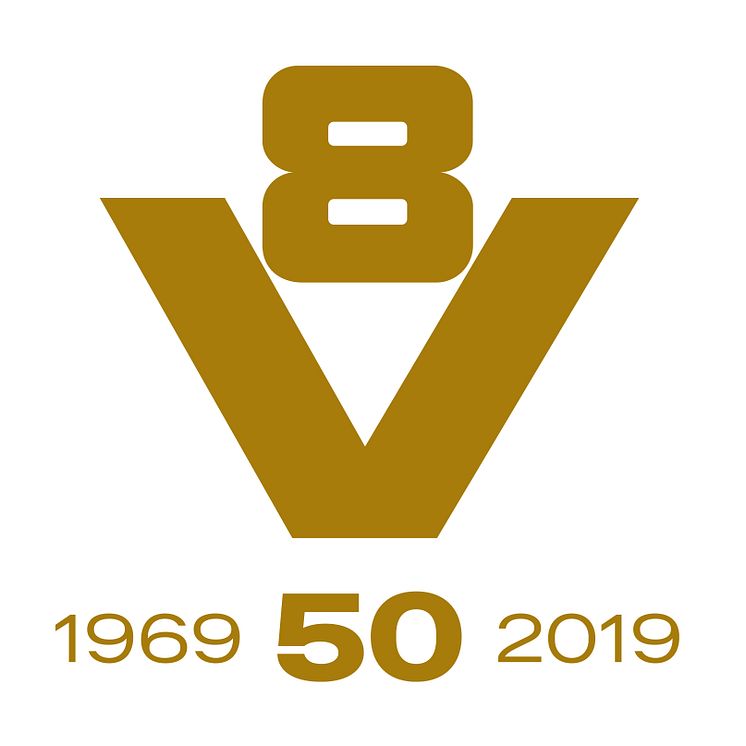50 Jahre Scania V8-Logo