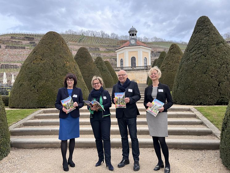 Schloss Wackerbarth: Präsentation MERIAN Scout Sachsen