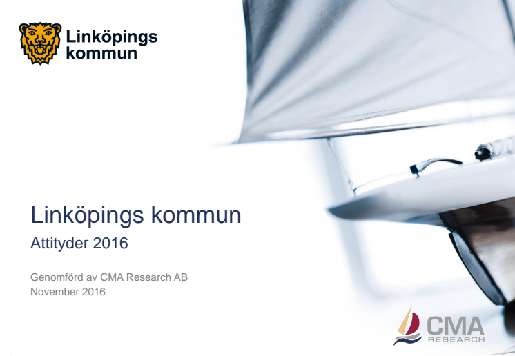 Linköpings kommuns attitydundersökning 2016