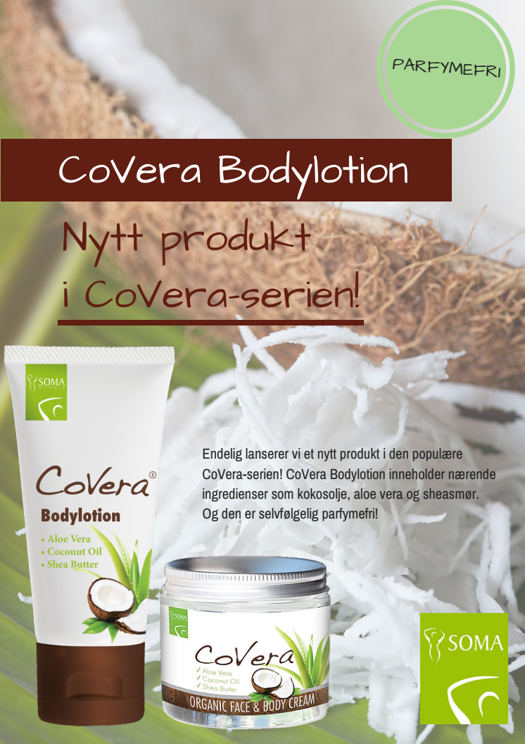 NYHET! CoVera Bodylotion