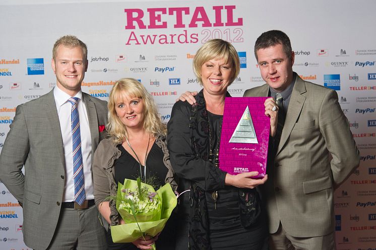 Vinnare Årets säkerhetslösning, Retail Awards 2012, KF/Coop