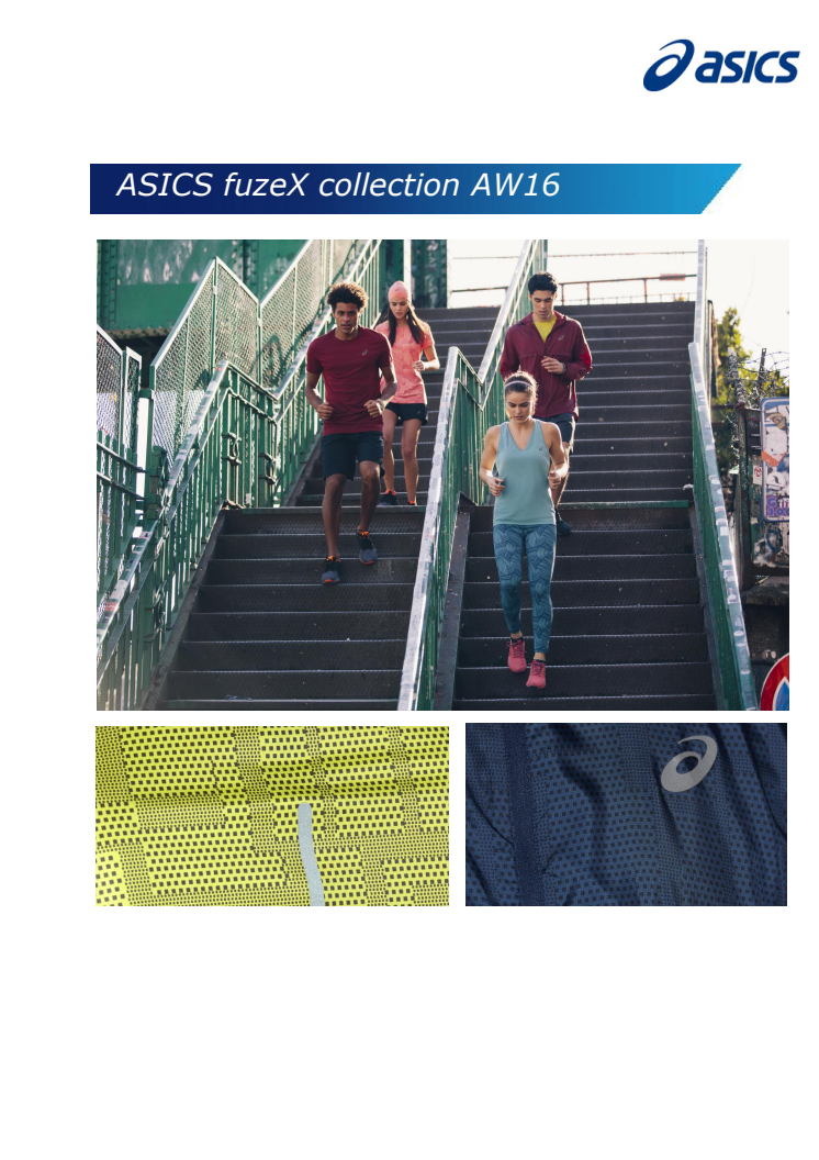 ASICS lancerer nye fuzeX kolleksjonen AW16