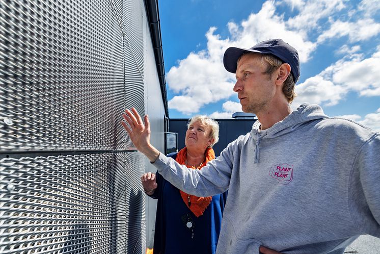 Greenworks fasadpanel på HSB Living Lab