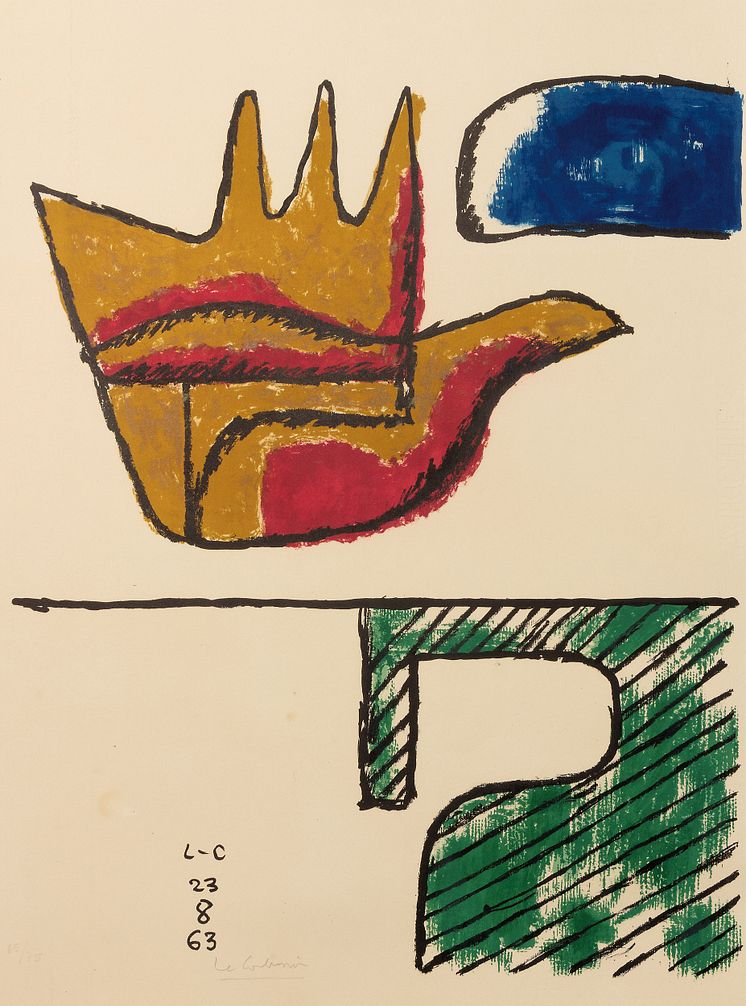 La main Ouverte, 1963, Le Corbusier,  ©FLC/BONO, Oslo kommunes kunstsamling.