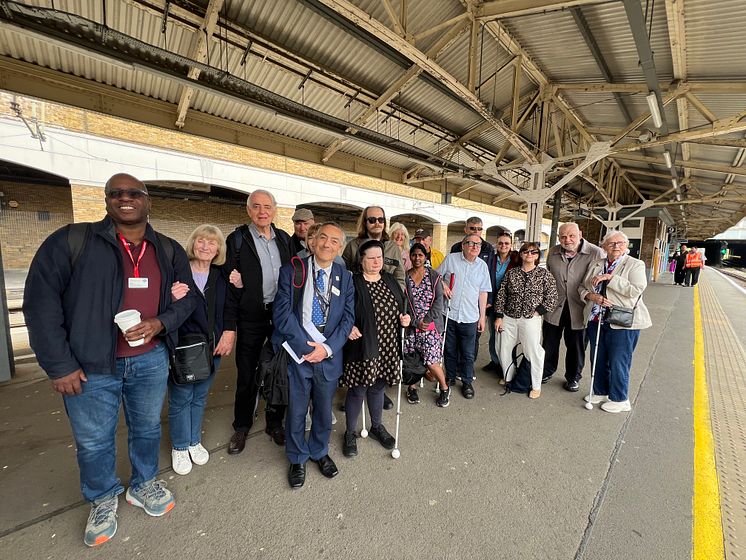 Govia Thameslink Railway and Sight Loss Councils host transformational ‘Try a Train’ event at Sutton and Wimbledon stations