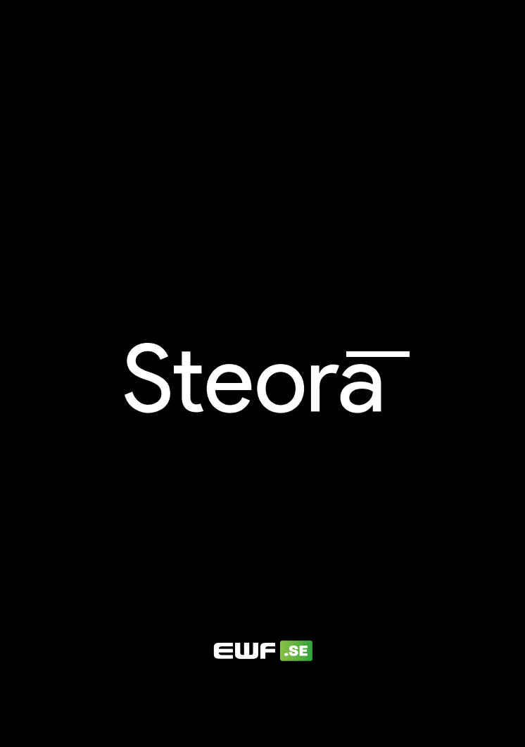 EWF ECO utökar produktsortimentet med Steora