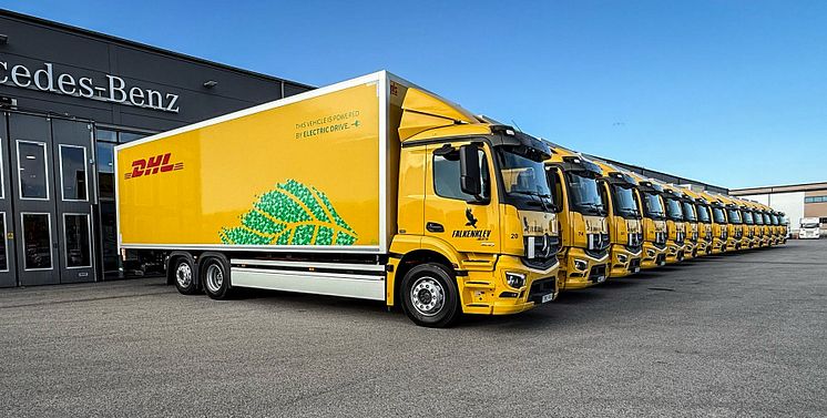 eActros 300 hos Falkenklev Logistik