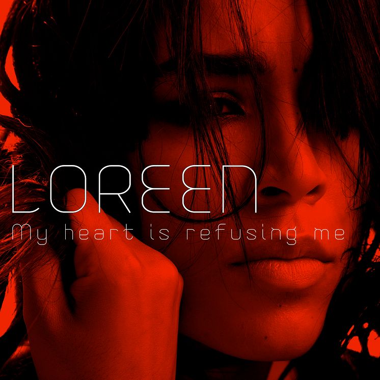 Loreen singelomslag rött
