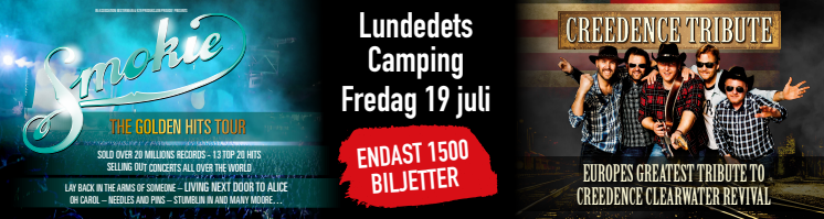 Smokie till Lunedet Karlskoga