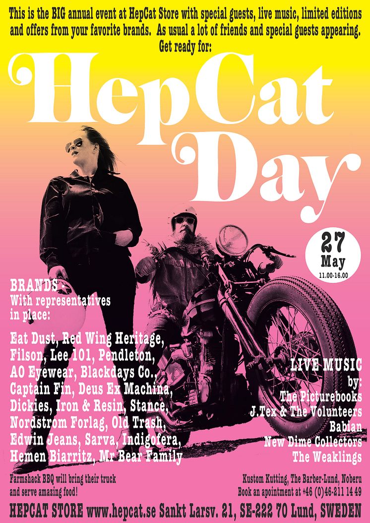 HepCat Day 2017  affisch 