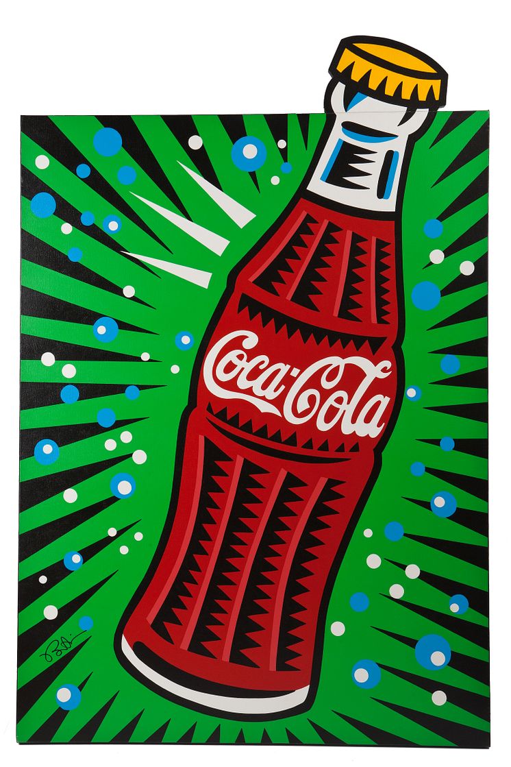 Burton Morrisin Coca-Cola taideteos