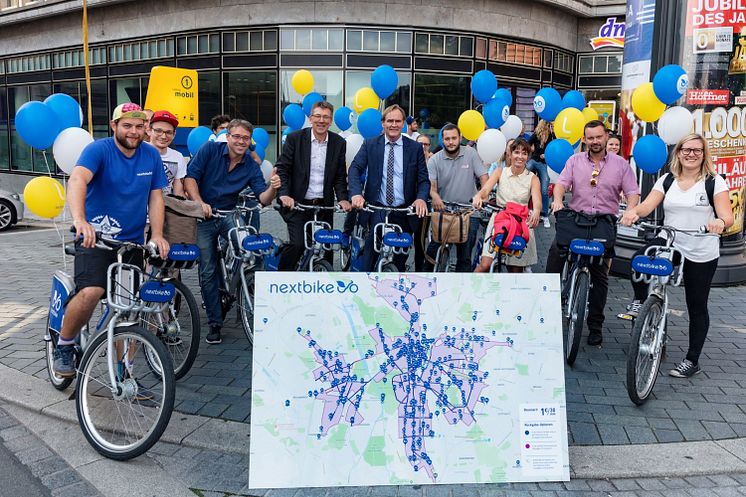 nextbike startet mit 1000 neuen Leihrädern in Leipzig durch