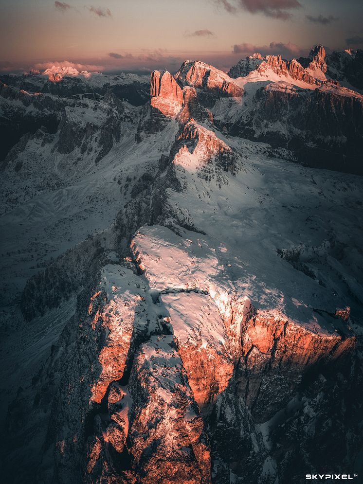 2018 SkyPixel Contest-Nominated Entries-There is a precise point up there in the sky where the mounns almost seem to pose