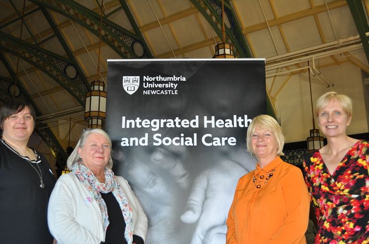 L-R: Jemma James, Sue Tiplady, Professor Glenda Cook and Dr Juliana Thompson 