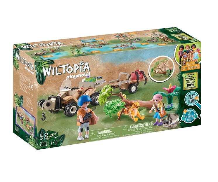 WILTOPIA Tierrettungs-Quad (71011) von PLAYMOBIL