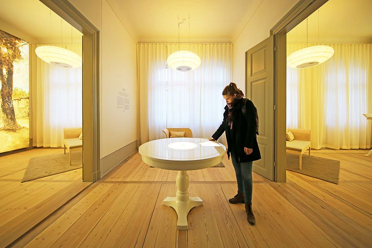 Mendelssohn-Haus: Ausstellung "Und wo ist Fanny?" - Raum "Frühling"