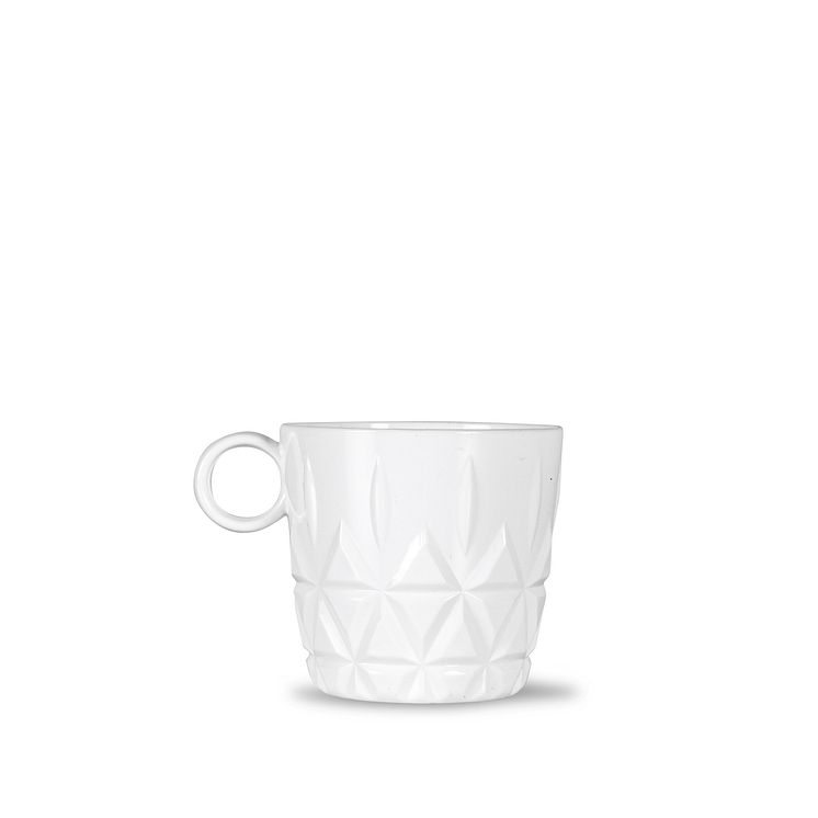 Picnic coffee mug 4-pcs, white - Sagaform SS22 - 5018171