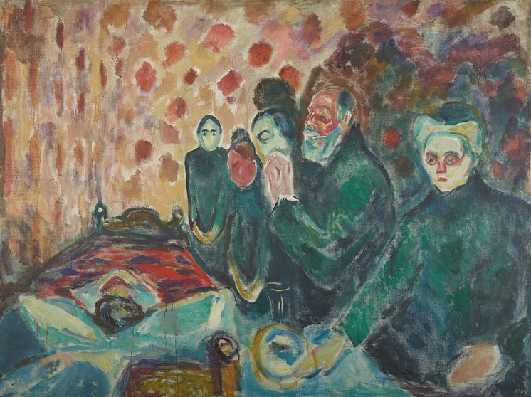 Edvard Munch: Dødskamp / Death Struggle (1915)