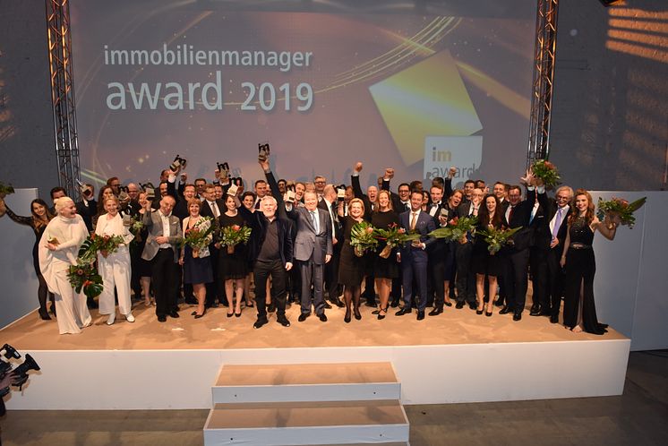 Jede Menge Sieger: Alle Preisträger des immobilienmanager-Award 2019 und die Partner der einzelnen Kategorie