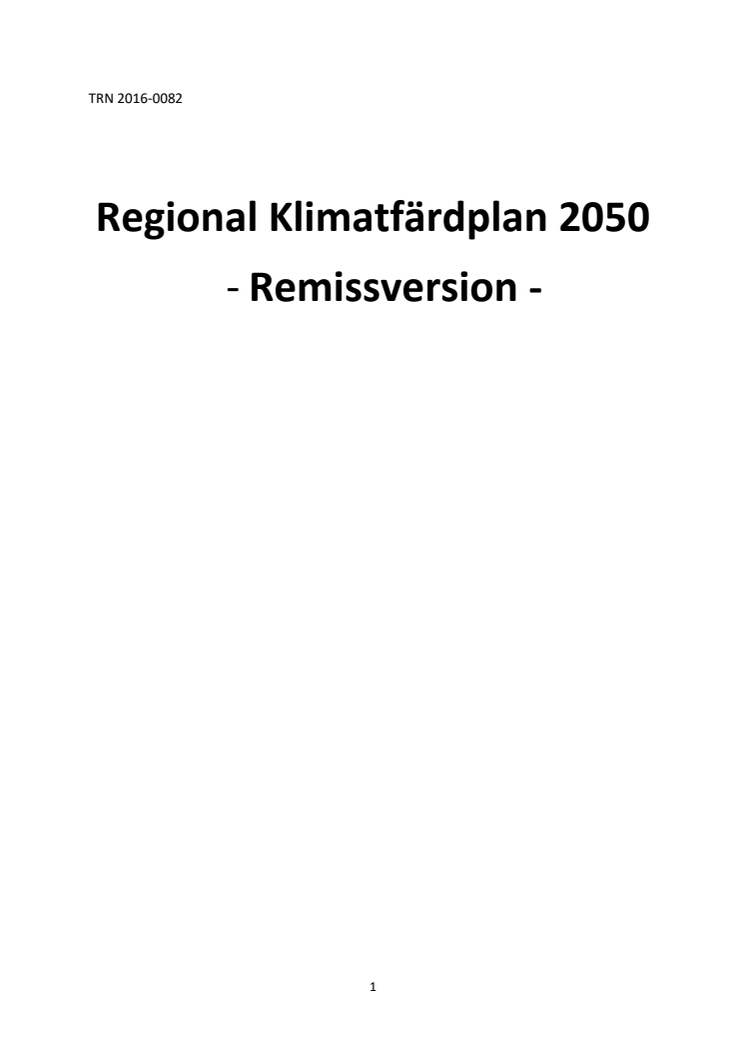 Klimatfärdplan