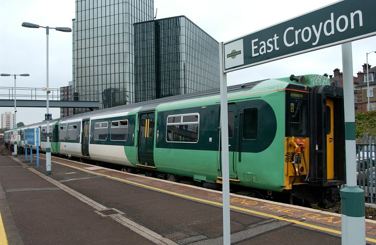 Southern service at East Croydon