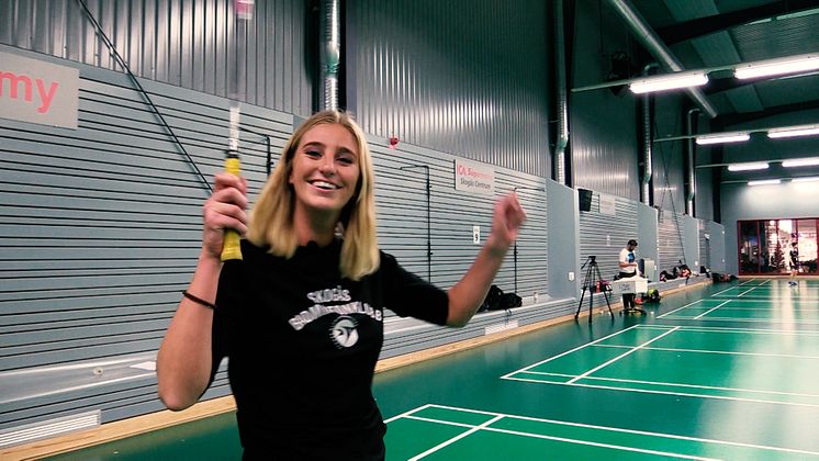 Penny Parnevik testar Badminton Skogås