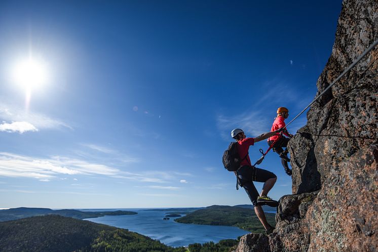 Klättra med Via Ferrata