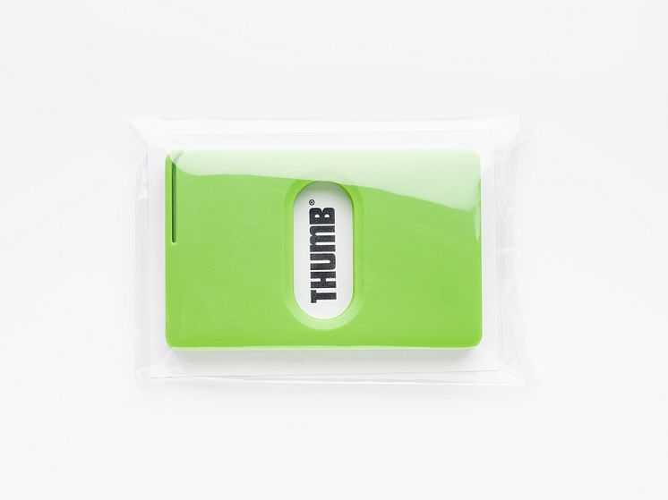 Thumb korthållare-frilagd,grön