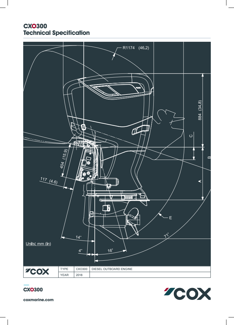 Cox Powertrain CXO300 Tech Spec October 2018