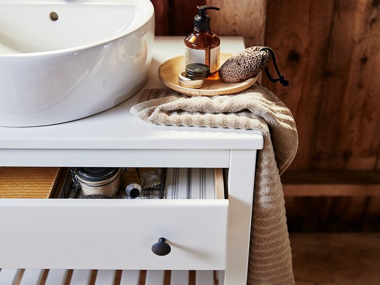 HEMNES/TÖRNVIKEN åbent skab med vask 1.699.-