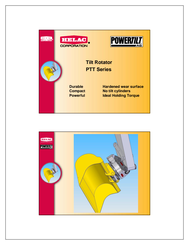 Maxbro Powertilt - faktablad Helac tiltrotator PTT-195 (engelska)