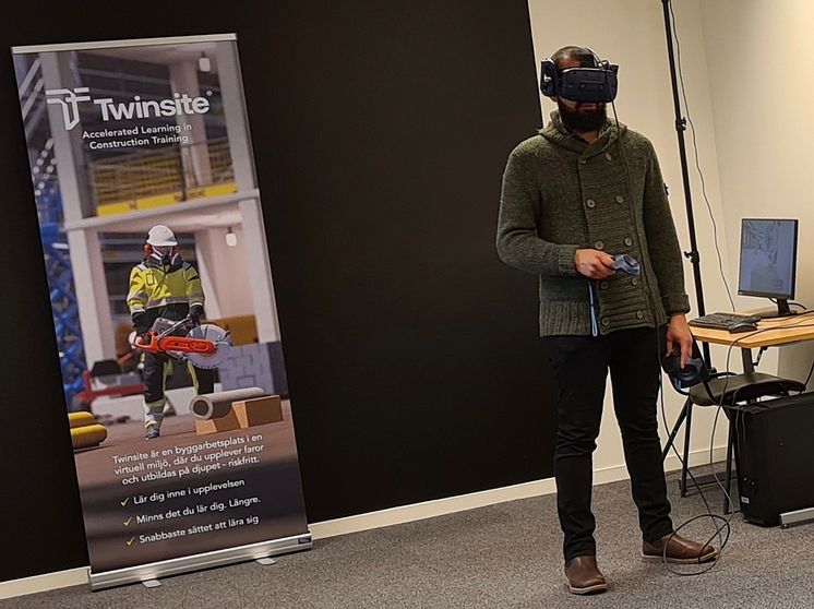 Ramirents förta utbildningscenter helt i VR-miljö.  Learning Center Järfälla - powered by Twinsite.
