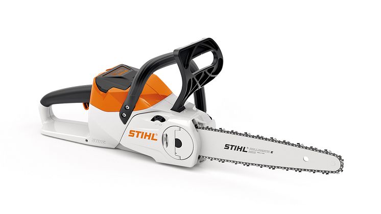 STIHL MSA 200 CC-BQ. Batteridrevet motorsag med enda bedre effekt for støyfølsomme omgivelser. Drivkraft i 36 V-klassen møter høye krav til ytelse og brukervennlighet.