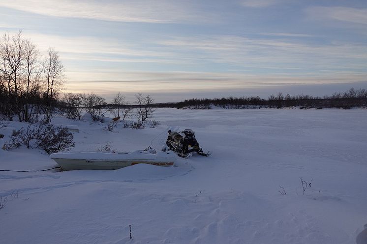 Friluftslivet ved Vuorašjávri er variert. Foto Inger Marie G. Eira