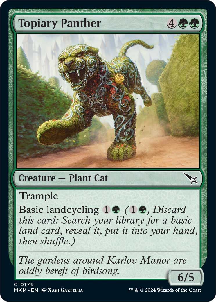 Topiary Panther 0179
