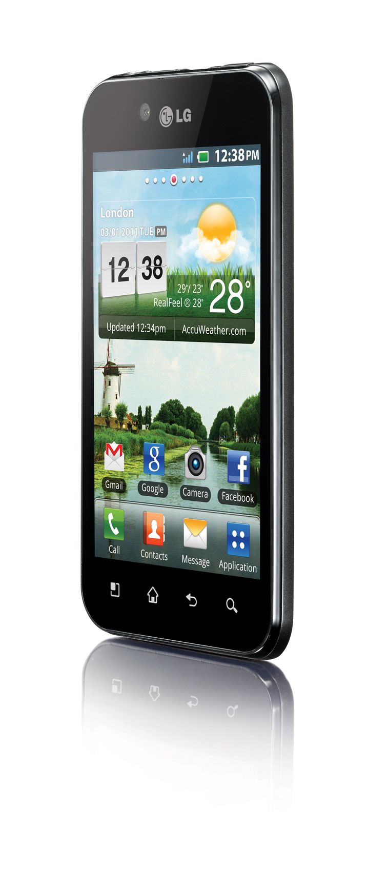 LG Optimus Black front